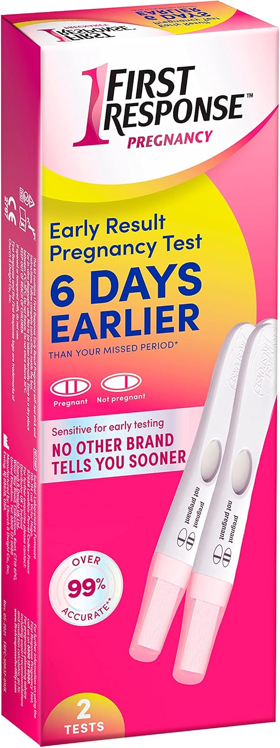 First Response Early Result Pregnancy Test, 2 Count