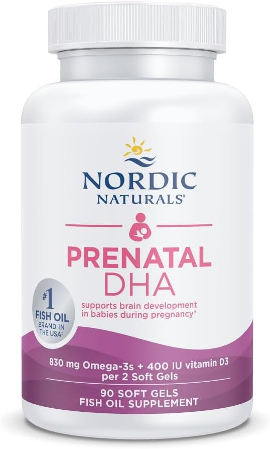 Nordic Naturals Prenatal DHA 830 mg, 90 Soft Gels