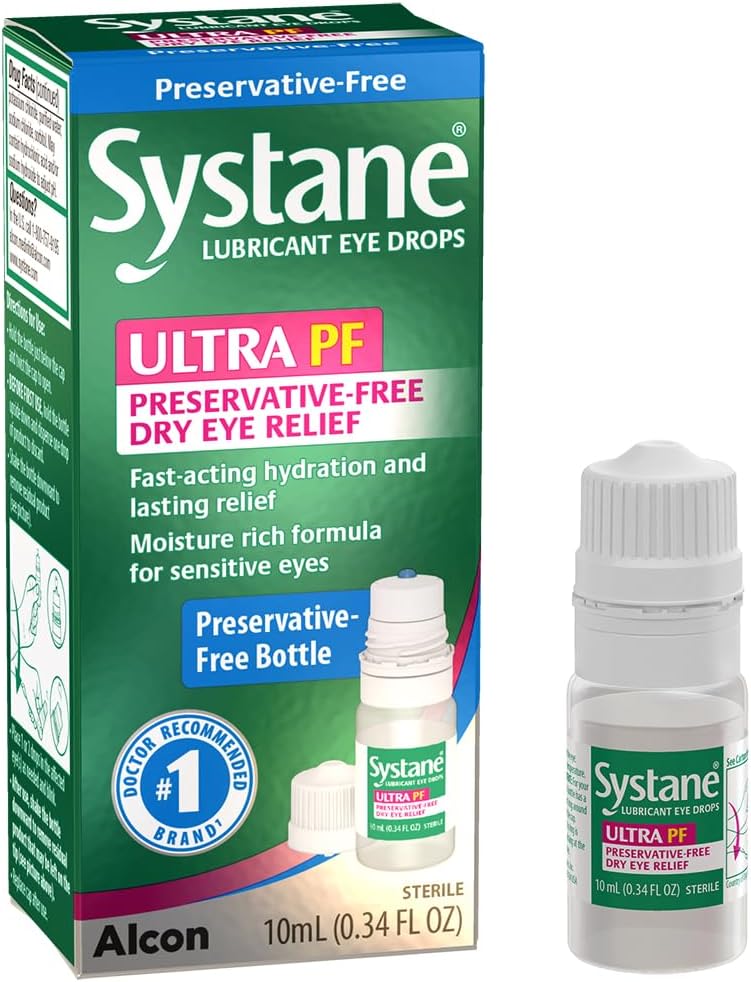Systane Ultra Lubricant Eye Drops, 10ml (0.34 Fl Oz)