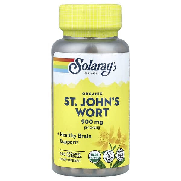 Solaray St. John's Wort 450mg 100 Capsules