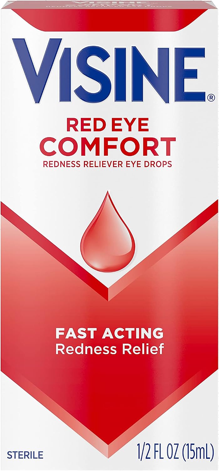Visine Red Eye Comfort Redness Relief Eye Drops - 0.5 fl. oz