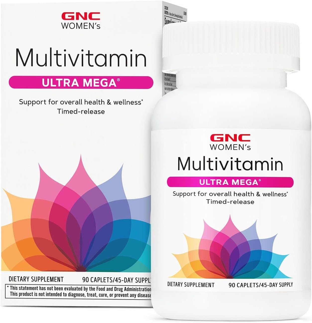 GNC Women’s Ultra Mega Multivitamin Caplets, 90 ct