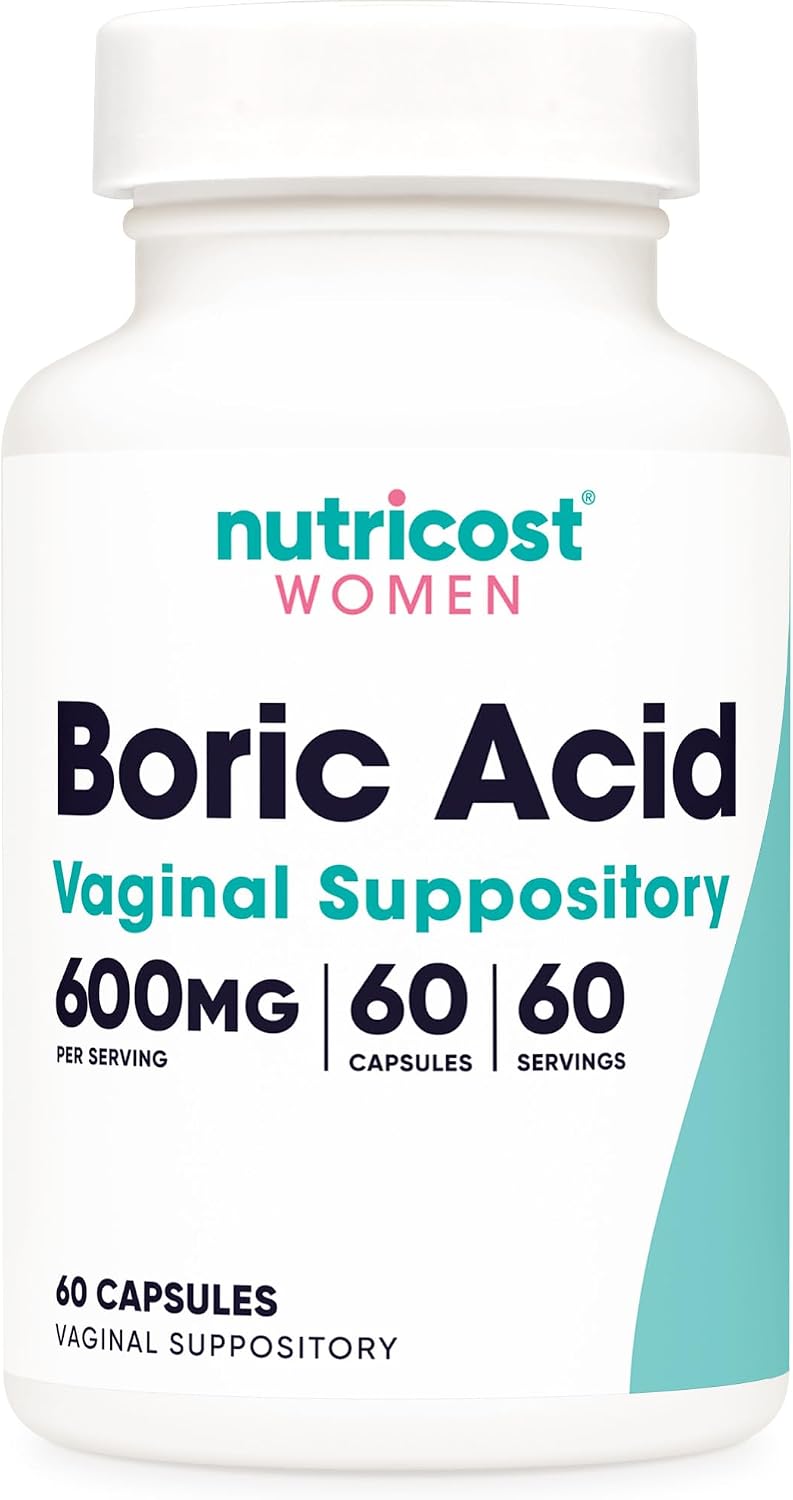 Nutricost Boric Acid 600mg, 60 Capsules