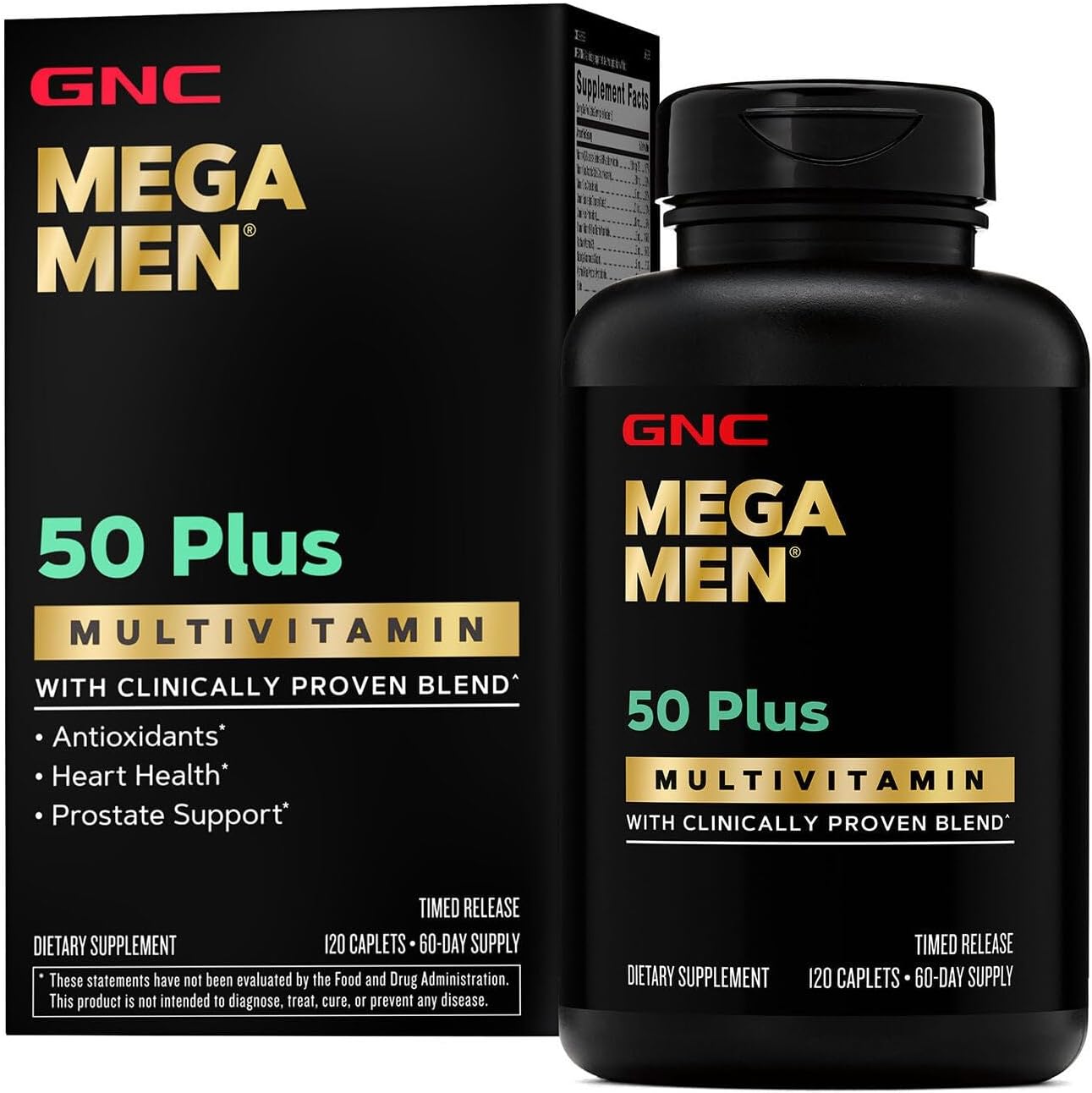 GNC Mega Men 50 Plus Multivitamin 120 Count