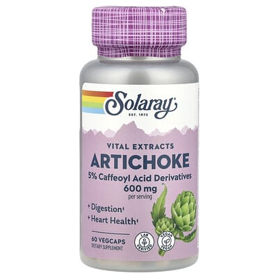 Solaray Artichoke 300 mg, 60 Capsules