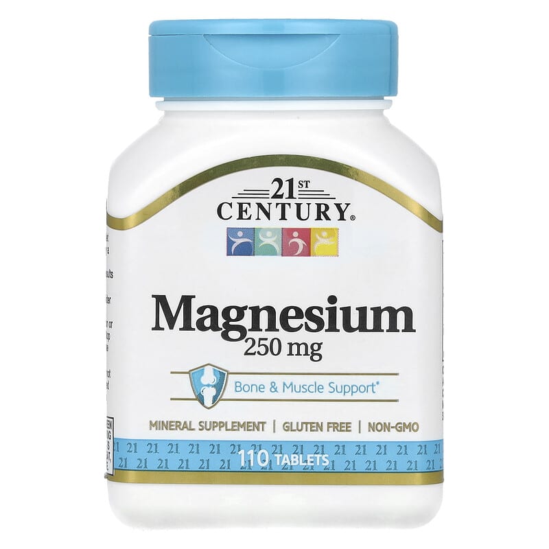 21st Century Magnesium 250mg 110 Tablets