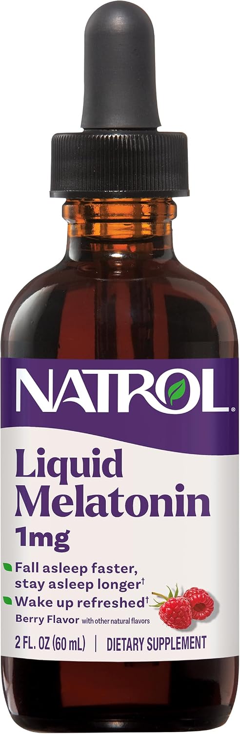 Natrol Liquid Melatonin 1 mg, 2 Fl oz