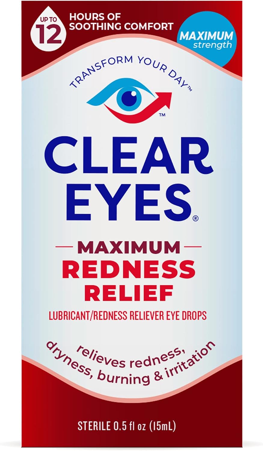 Clear Eyes Maximum Redness Relief Eye Drops | 0.5 fl oz