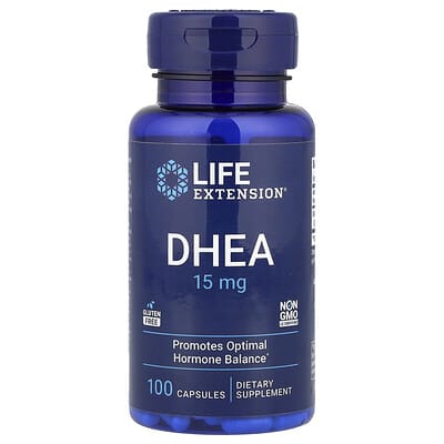Life Extension DHEA 15 mg 100 Capsules