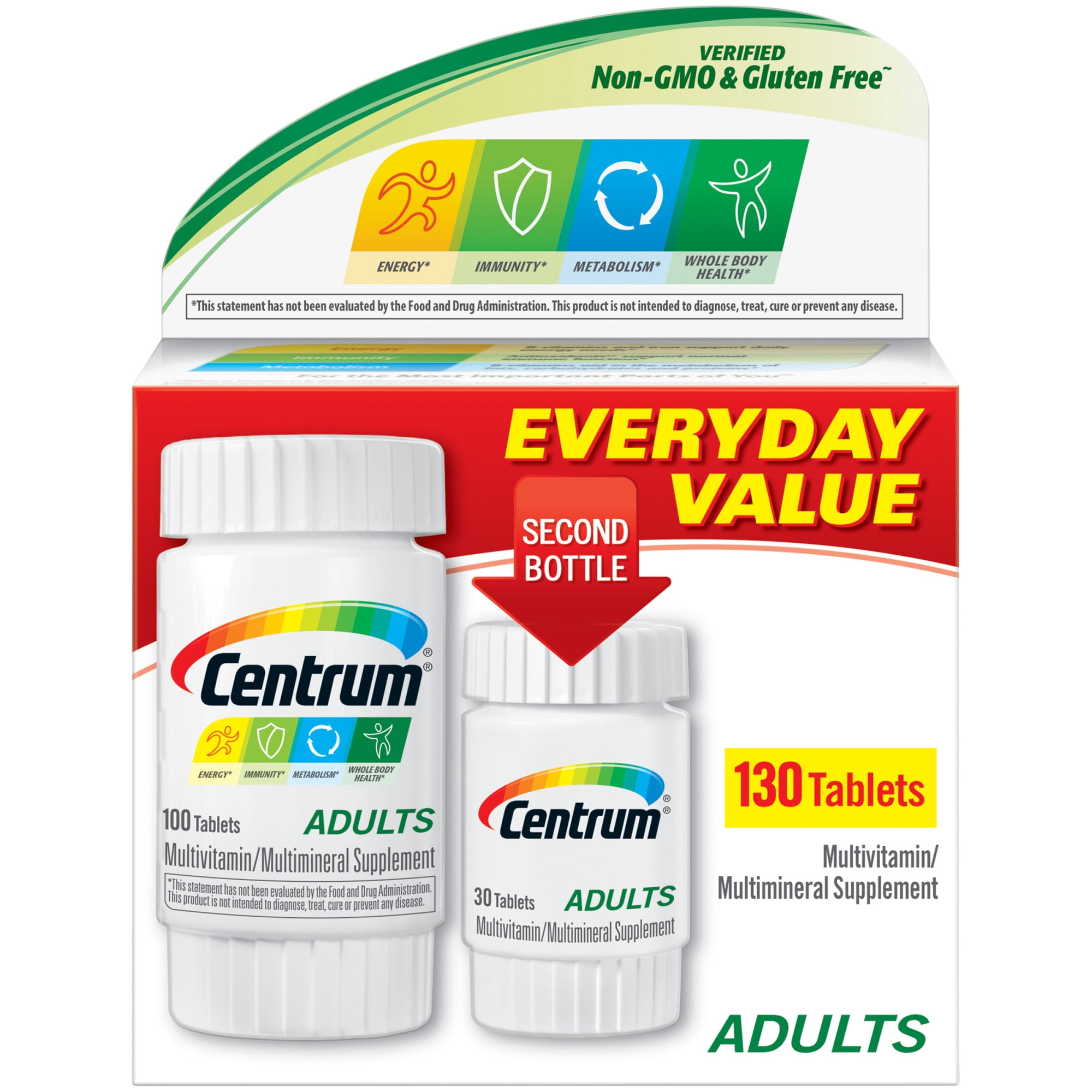 Centrum Adult Multivitamin Supplement, 130 Ct