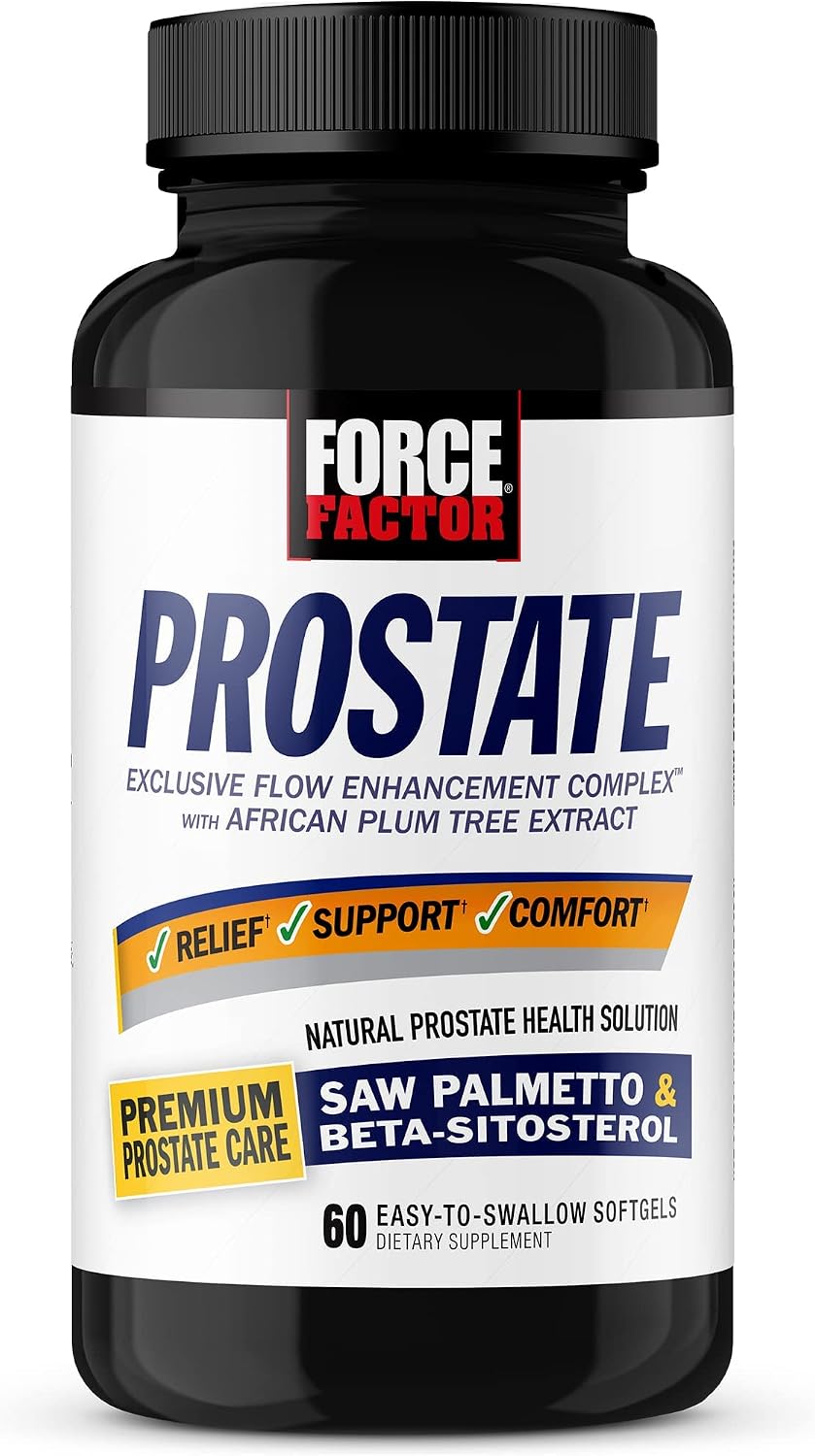 Force Factor Prostate Saw Palmetto and Beta Sitosterol 60 Softgels