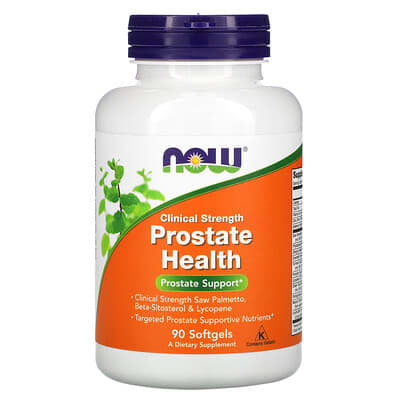 Now Foods Clinical Strength Prostate Health, 90 softgels