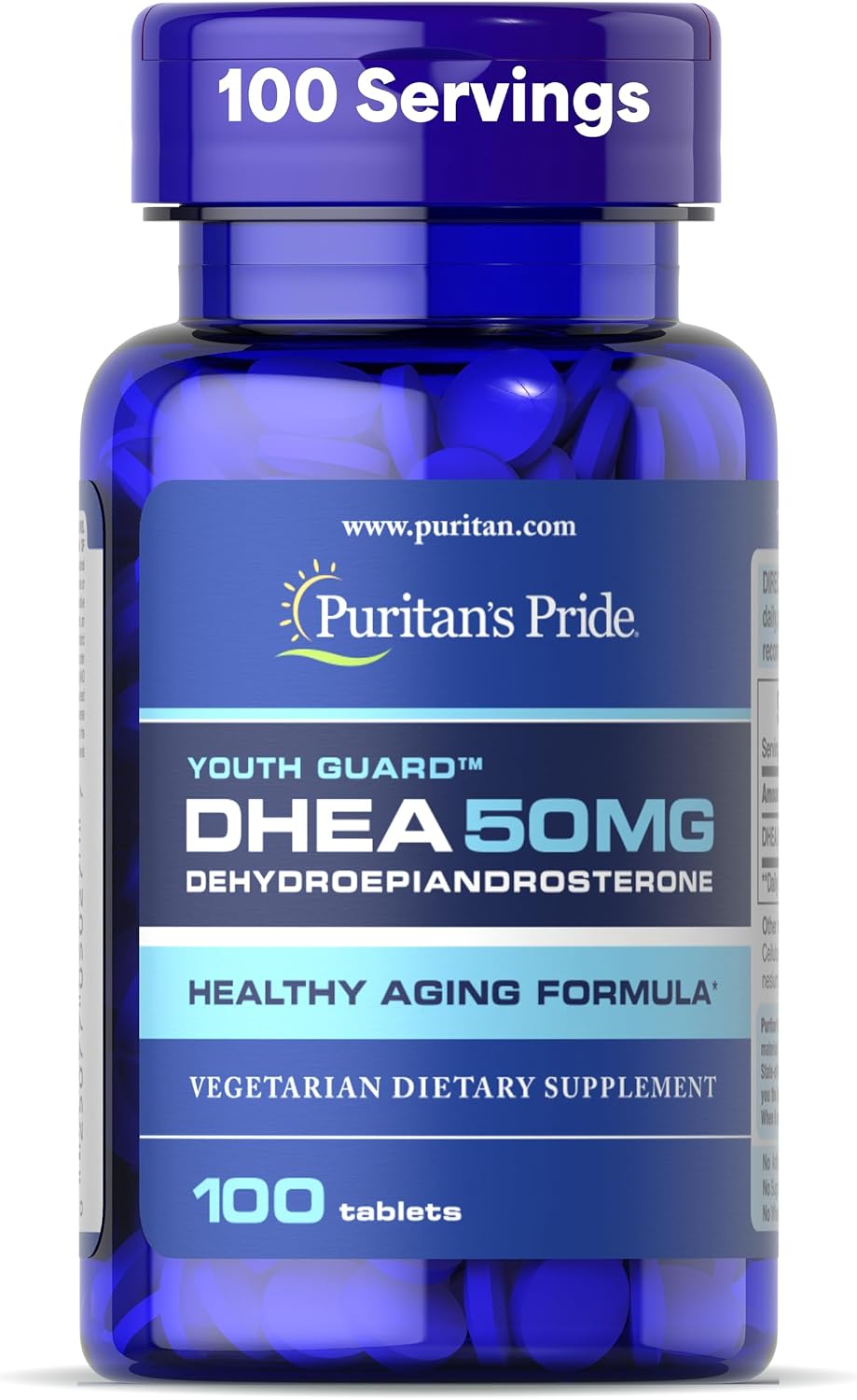 Puritan's Pride Youth Guard™ DHEA 50mg, 100 Tablets