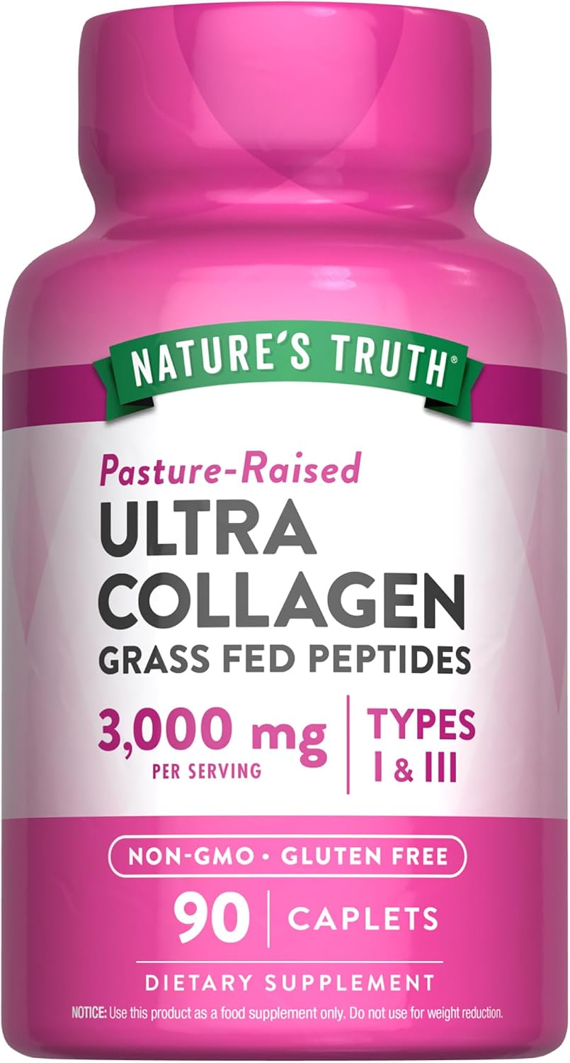 Nature's Truth Collagen Peptides 3000mg 90 Caplets
