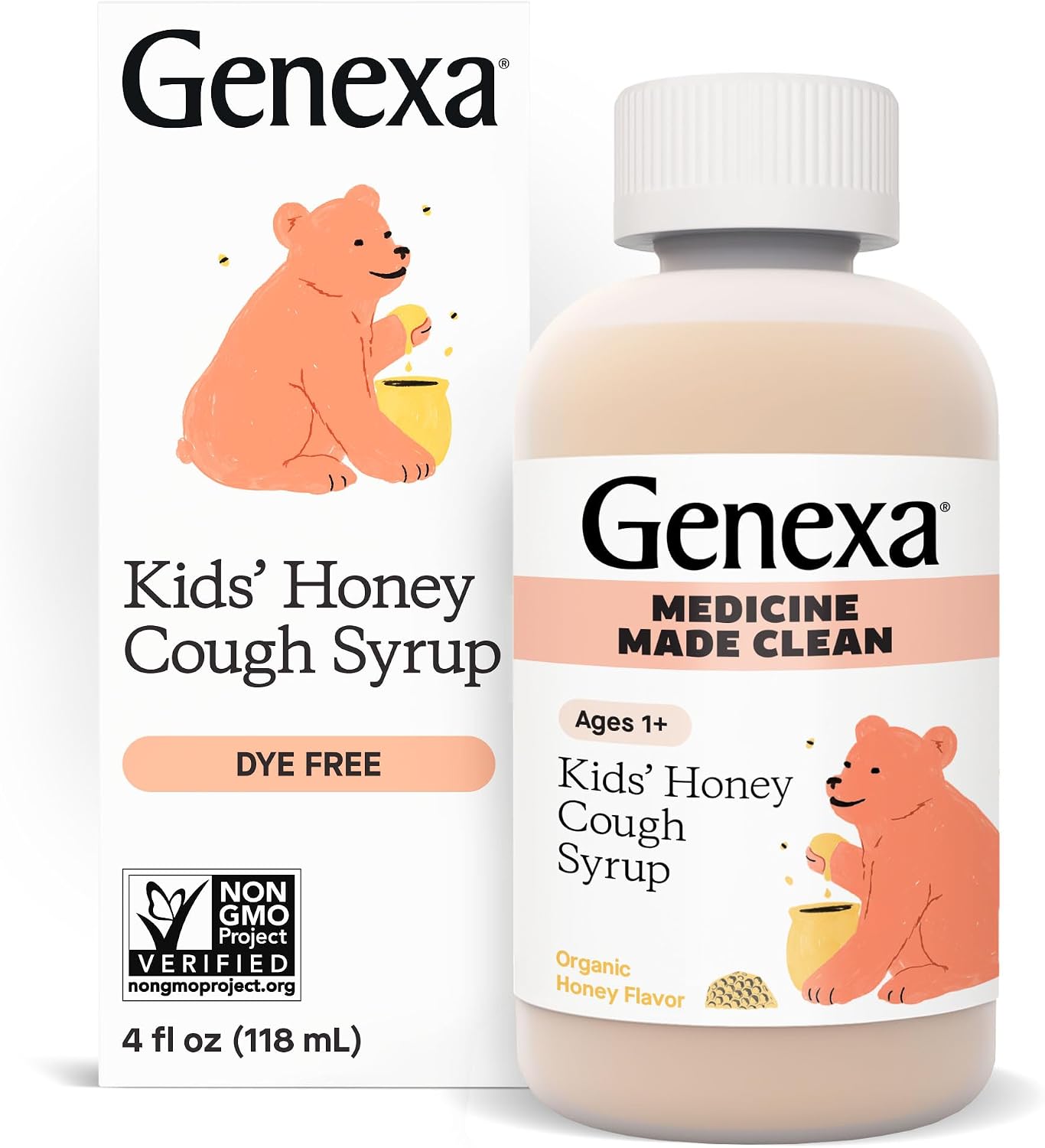 Genexa Kids Honey Cough Syrup - 4 fl oz