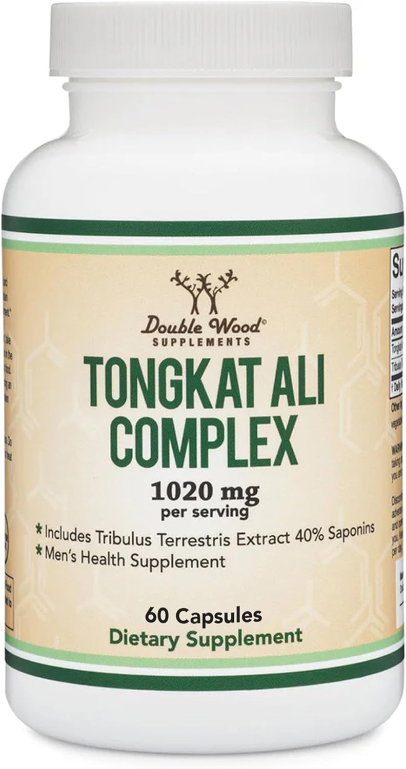 Double Wood Tongkat Ali Extract 500mg 60 Capsules