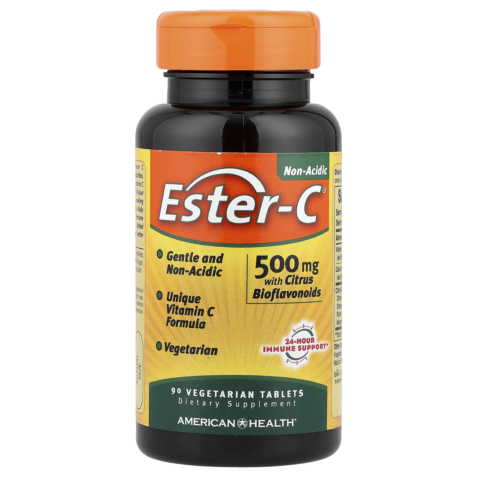 Ester-C with Citrus Bioflavonoids Capsules, 500 mg, 90 Count