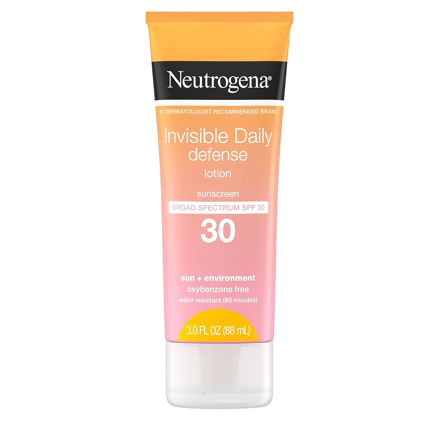 Neutrogena Invisible Daily Defense Sunscreen Lotion, Broad Spectrum SPF 30, 3.0 fl. oz