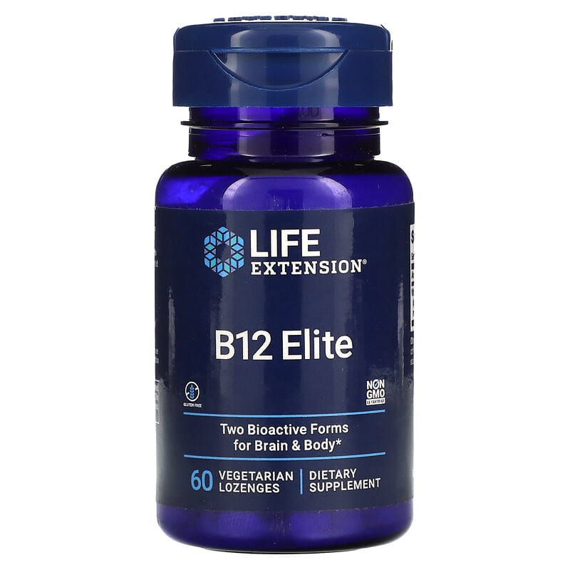 Life Extension B12 Elite, 1,000 mcg, 60 Vegetarian Lozenges