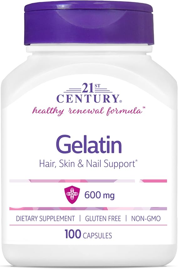 21st Century Gelatin Dietary Supplement 100 Count
