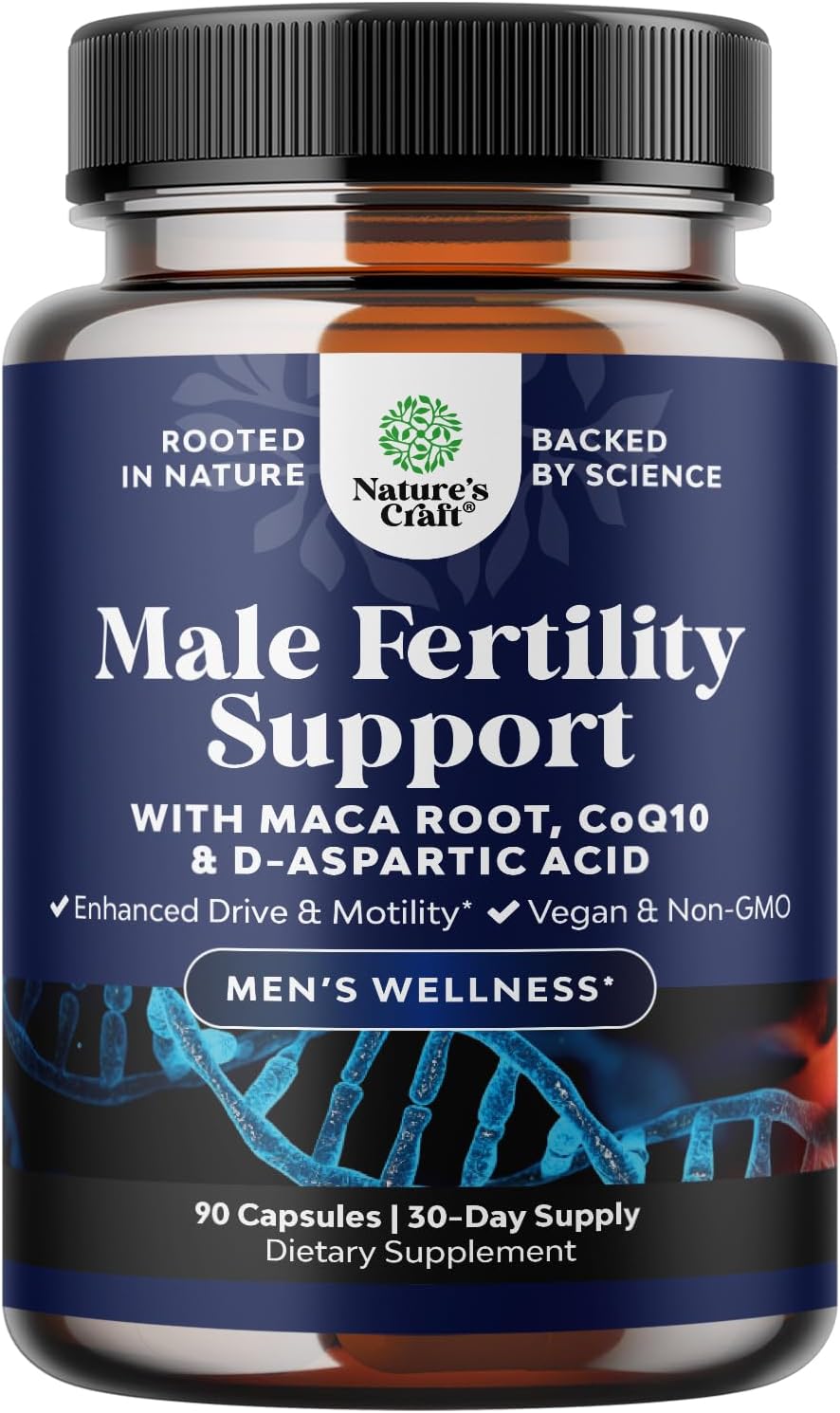 Nature's Craft Pre Conception Male Fertility Supplement - 90 caps