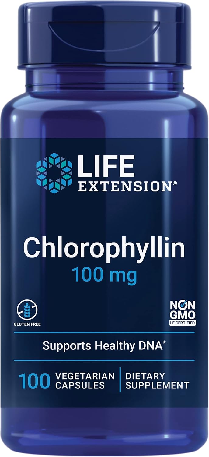 Life Extension Chlorophyllin 100 mg, 100 Capsules