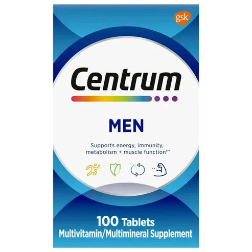 Centrum Men Multivitamin Supplement Tablet, 100 Count