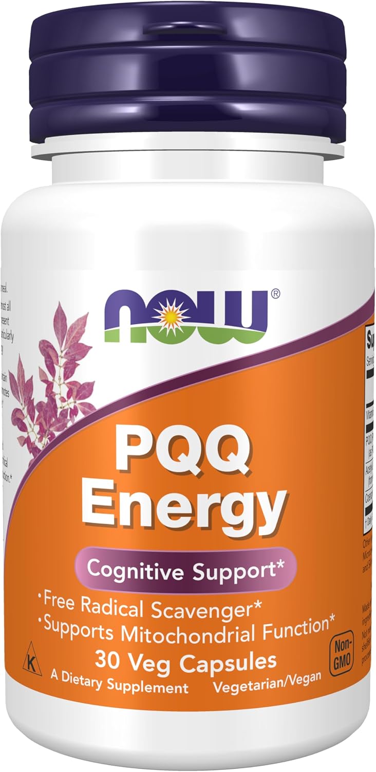 NOW Foods PQQ Energy, 30 Veg Capsules