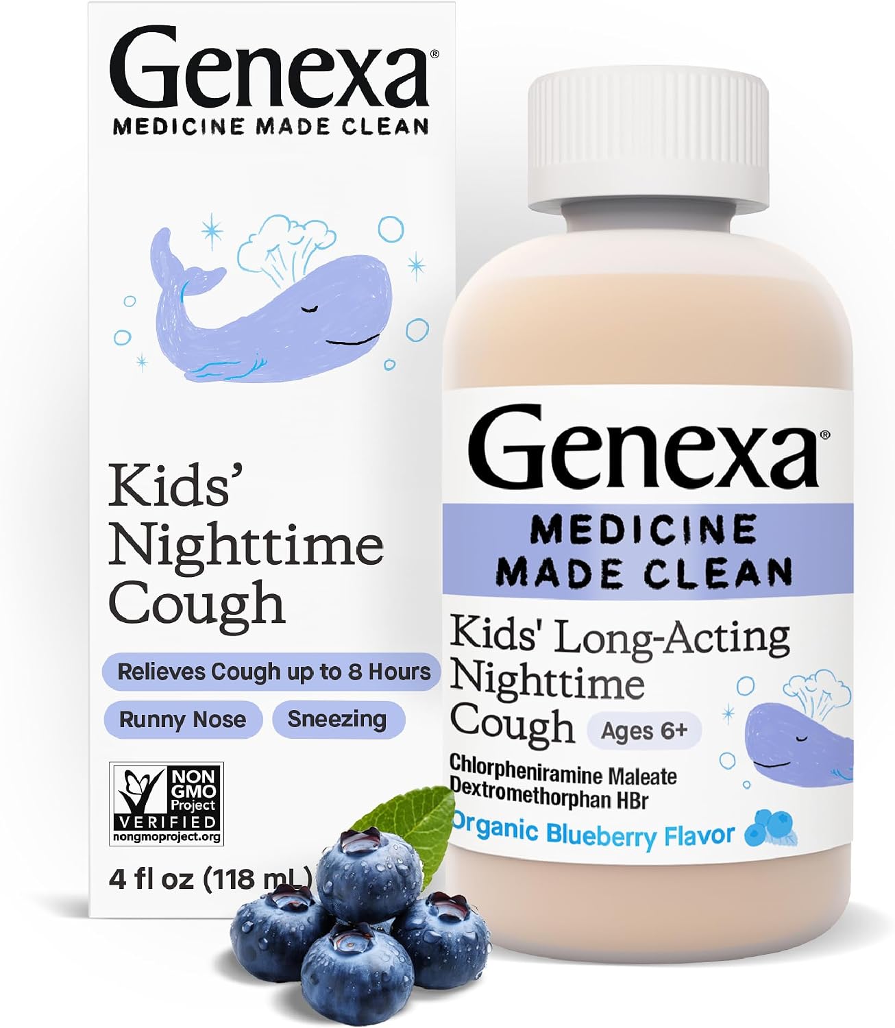 Genexa Kids Nighttime Cough - 4 fl oz