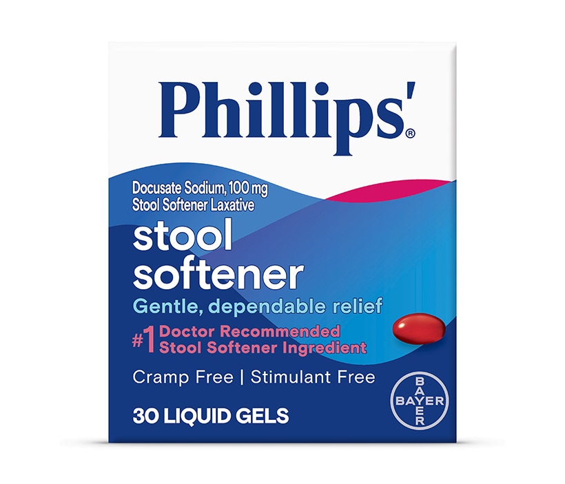 Phillips’ Stool Softener Liquid Gels, 30ct
