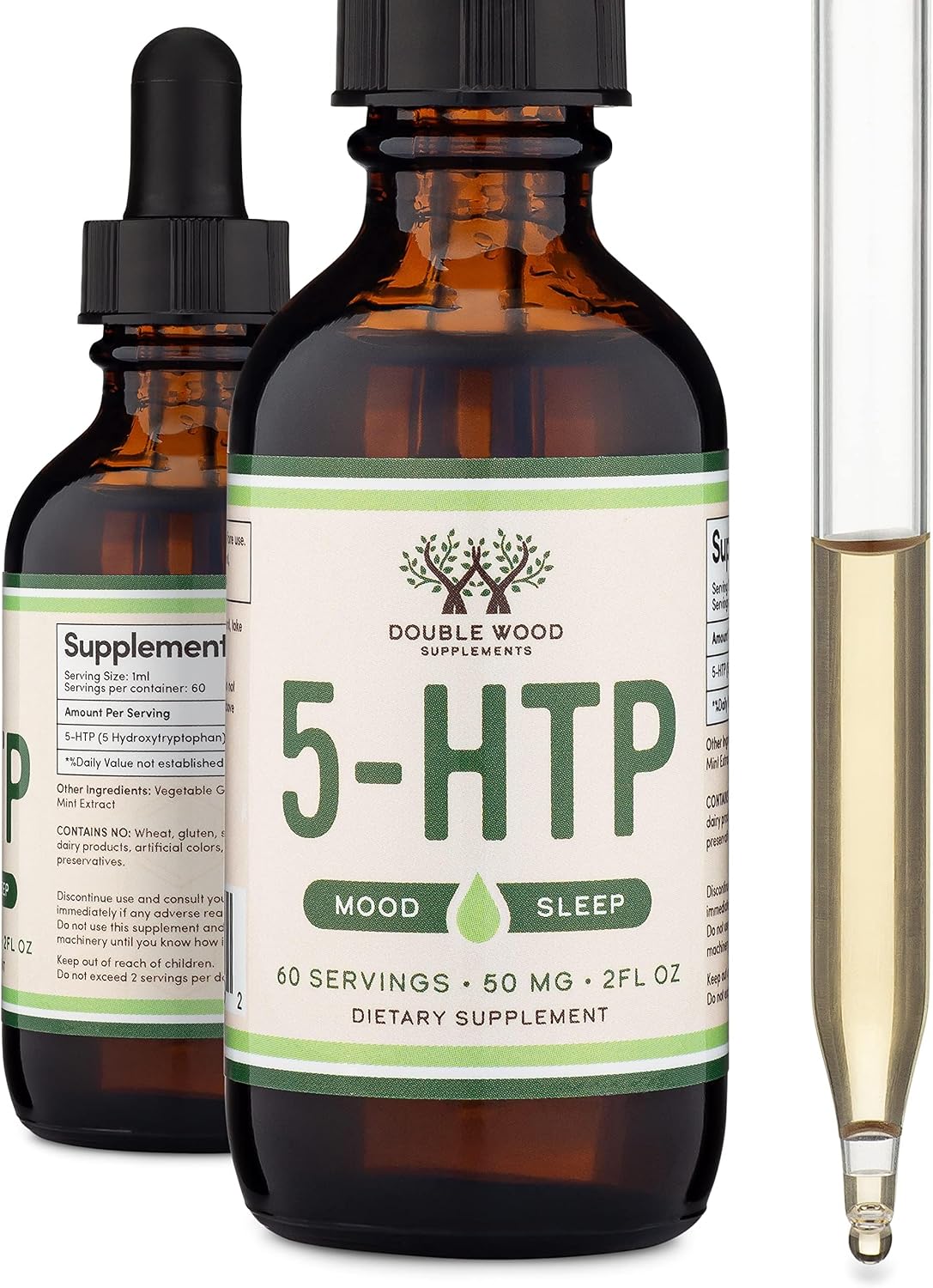 Double wood 5-HTP Liquid drops - 2 Fl oz