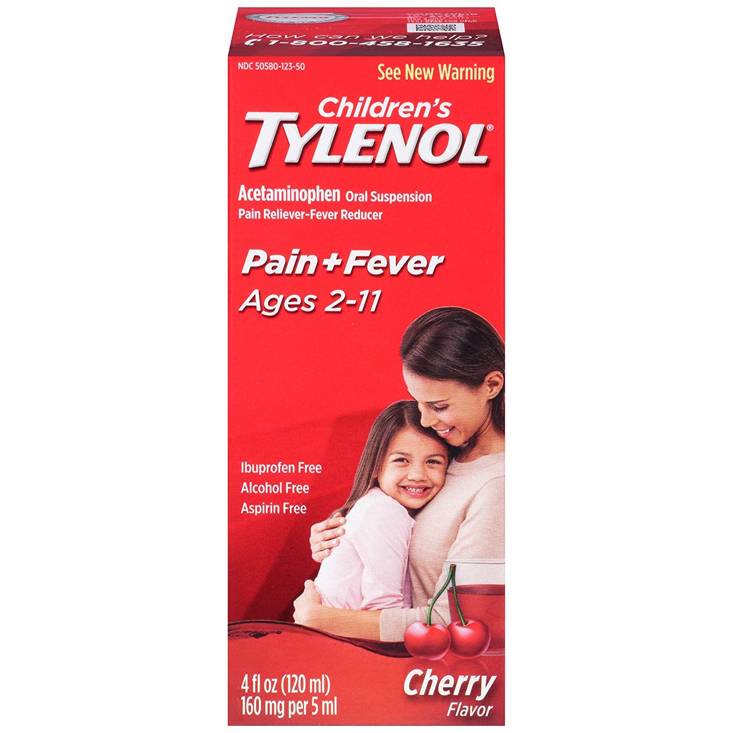 Tylenol Children's Oral Suspension, Cherry (4 oz.)