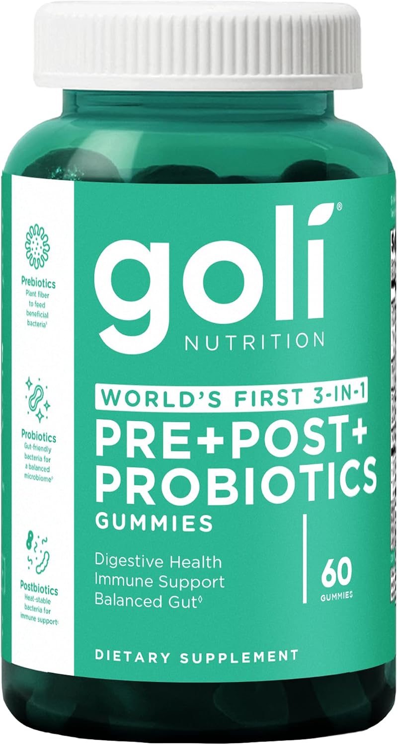 Goli Pre + Pro + Postbiotic Gummies 60ct