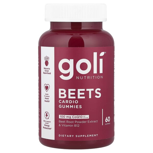 Goli Beets Cardio Gummies (CoQ10 100mg) - 60 Gummies