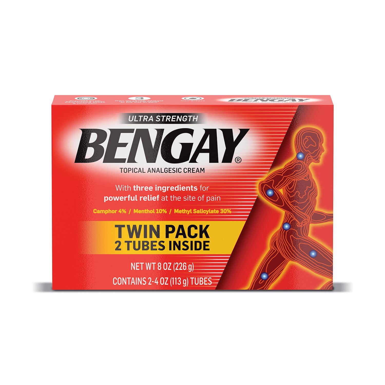 Bengay Ultra Strength Pain-Relieving Cream, 4 oz., 2 pk