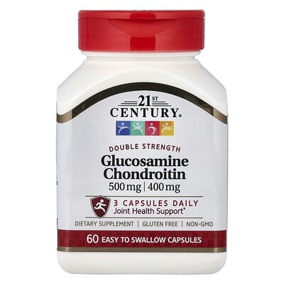 21st Century Glucosamine Chondroitin 500/400mg - Double Strength, 60 Count