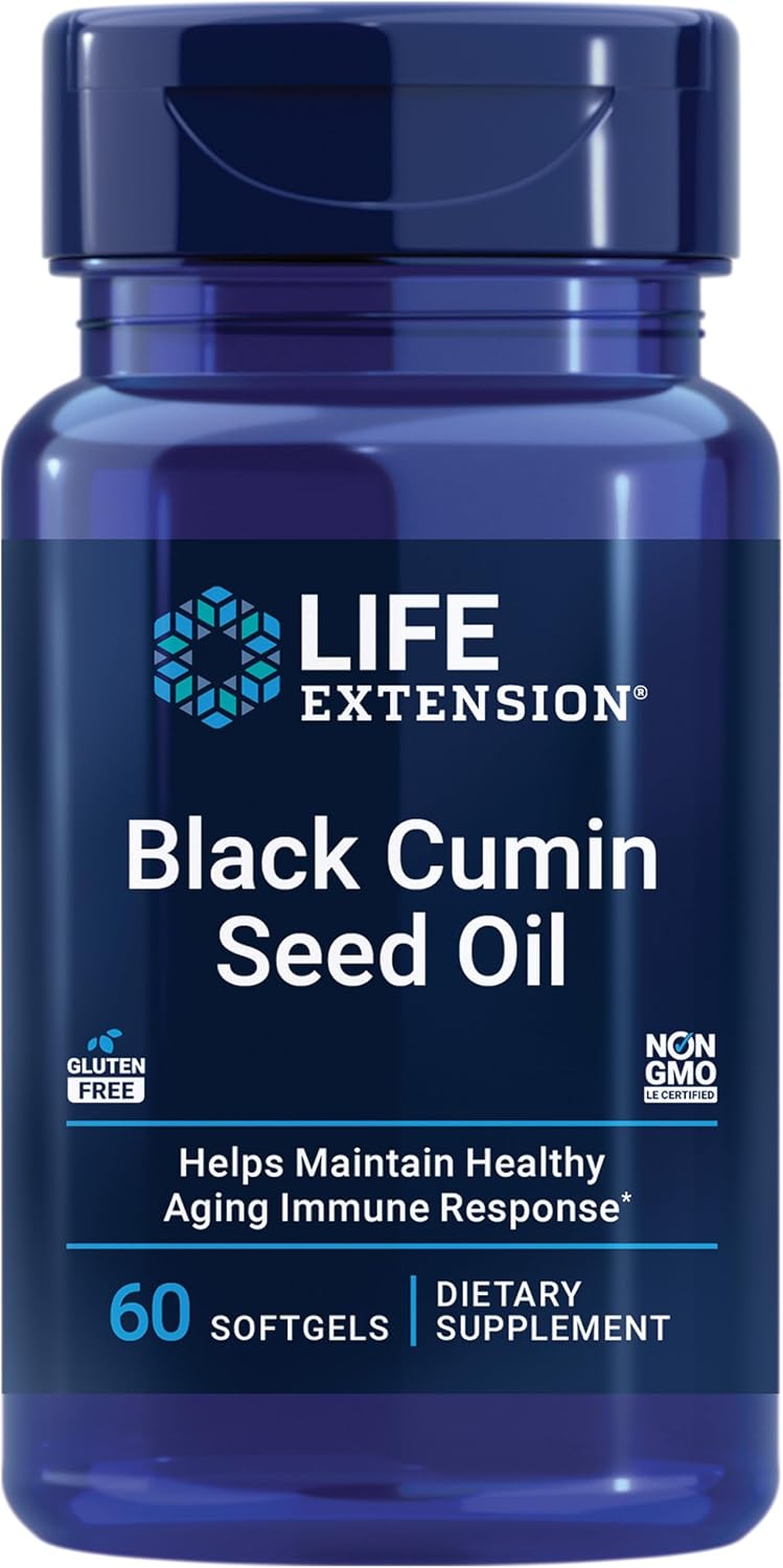 Life Extension Black Cumin Seed Oil, 60 softgels