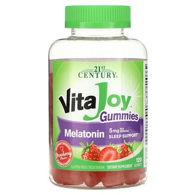 21st Century Vita Joy Melatonin Gummies 5mg, 120 gummies