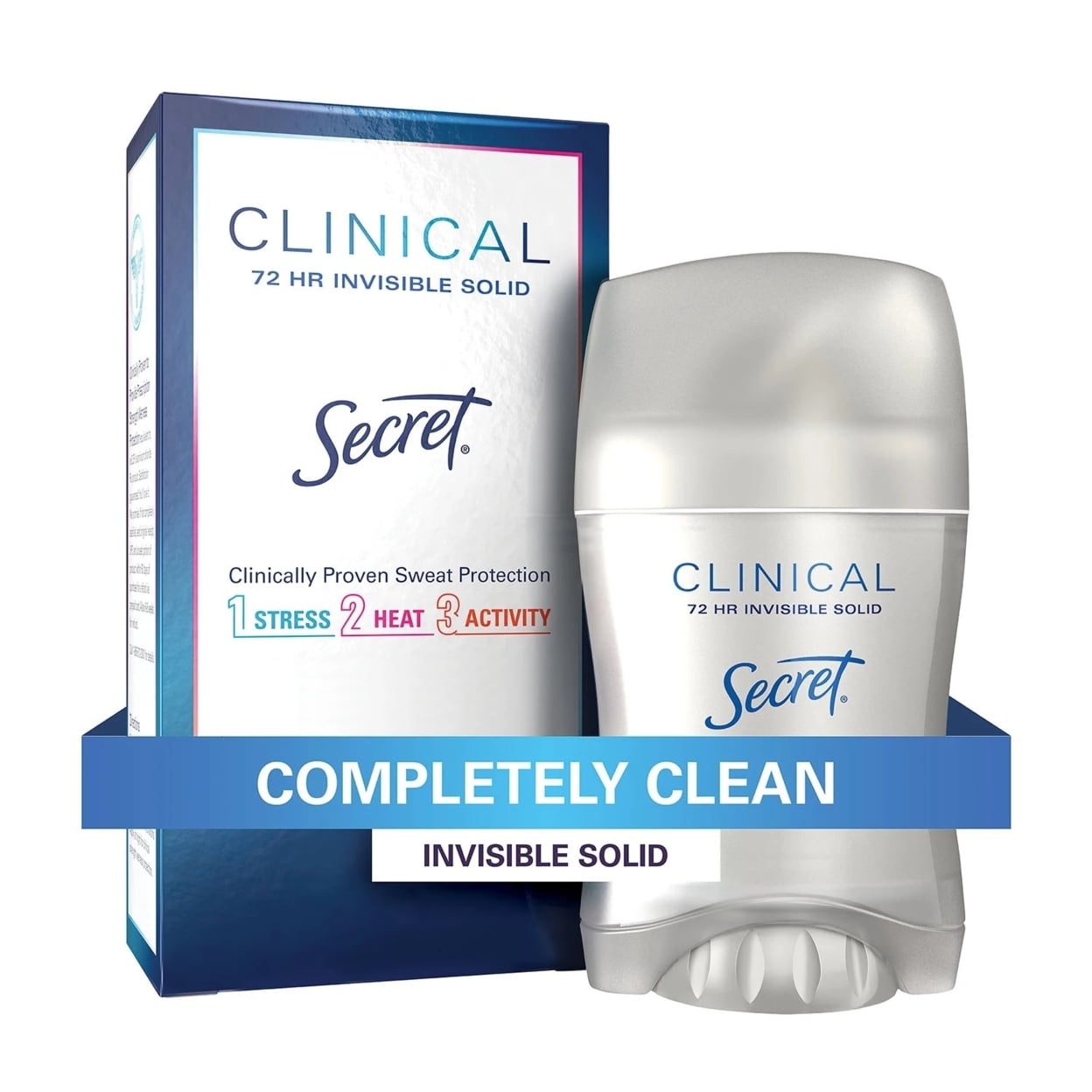 Secret Clinical Invisible Solid Antiperspirant and Deodorant, 1.6 oz.