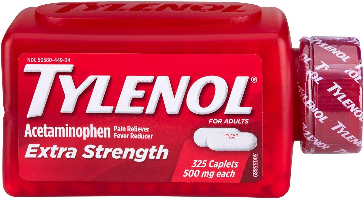 Tylenol Extra Strength Pain Relief Caplets, 500mg (325 ct.)