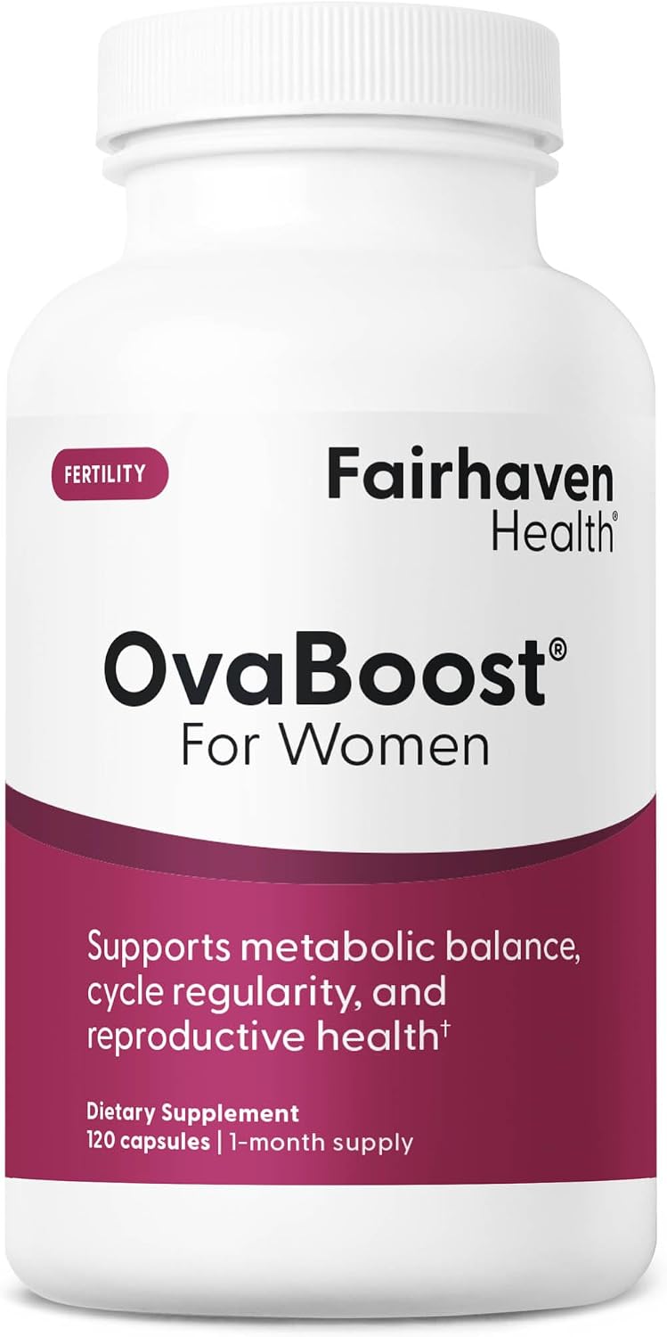 Fairhaven Health Ovaboost Fertility Supplements for Women | 120 Capsules