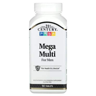 21st Century Mega Multi for Men, 90 Tablets
