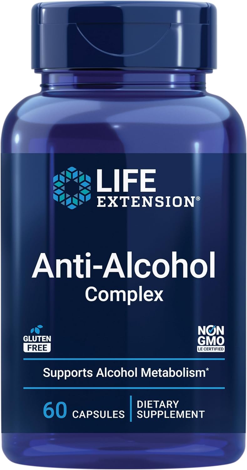 Life Extension Anti-Alcohol Complex - 60 Capsules