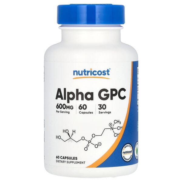 Nutricost Alpha GPC 600 mg 60 Capsules