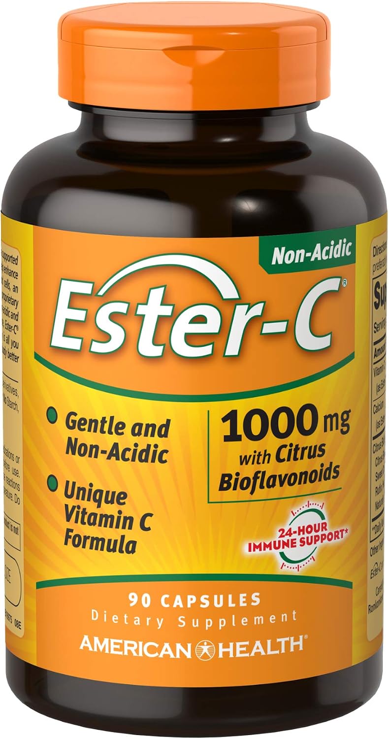 Ester-C with Citrus Bioflavonoids Capsules, 1000 mg, 90 Count