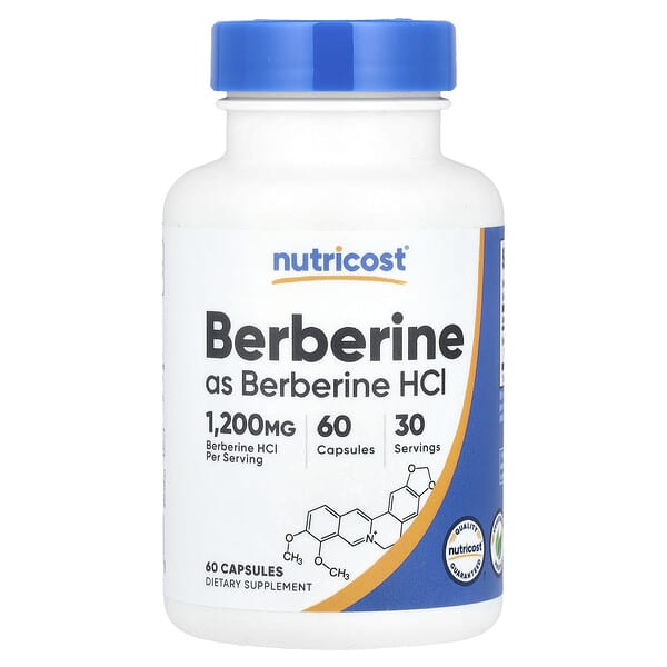 Nutricost Berberine Capsules 1,200 mg 60 Capsules