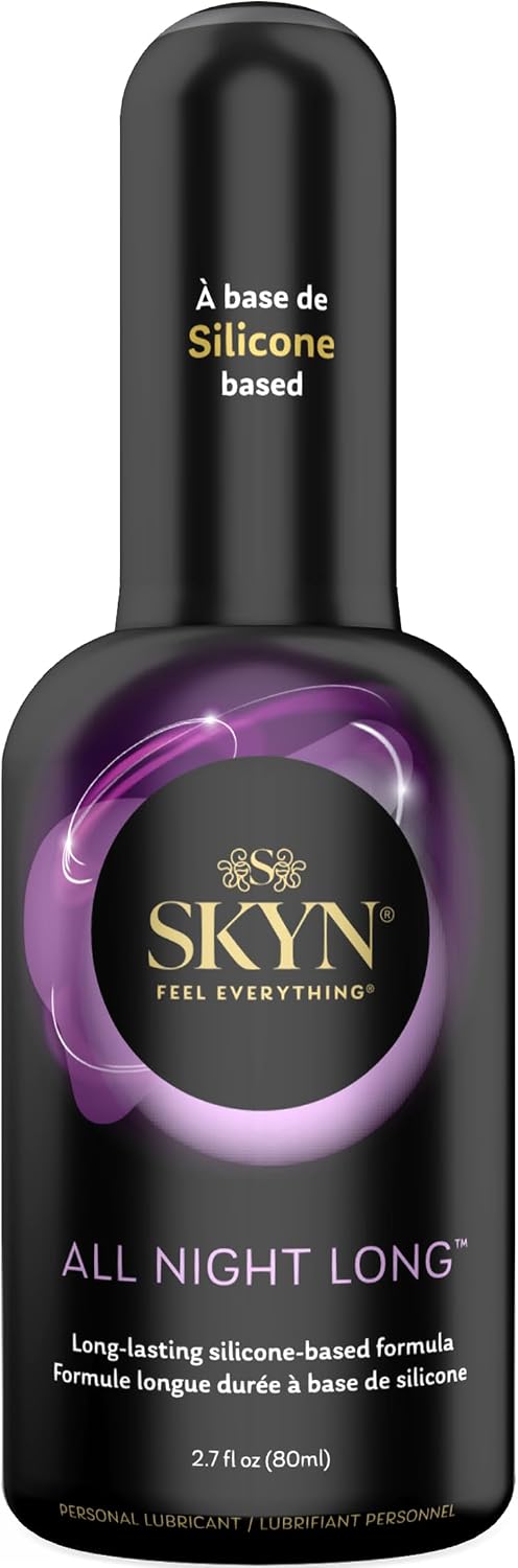 SKYN All Night Long Silicone-Based, Long Lasting Lube 2.7 oz