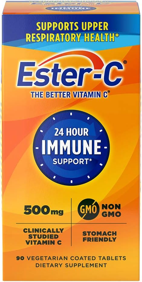 Ester-C 500 mg 24 Hour Vitamin C, 90 Tablets