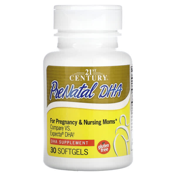 21st Century PreNatal DHA 200 mg, 30 Softgels