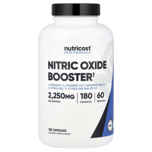 Nutricost Performance Nitric Oxide Booster 180 Capsules